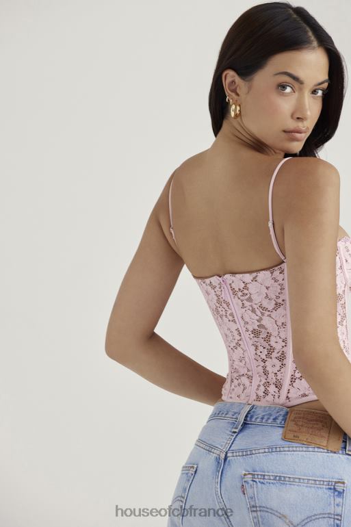 House of CB mila rose corset à armatures en dentelle N888H48 vêtements