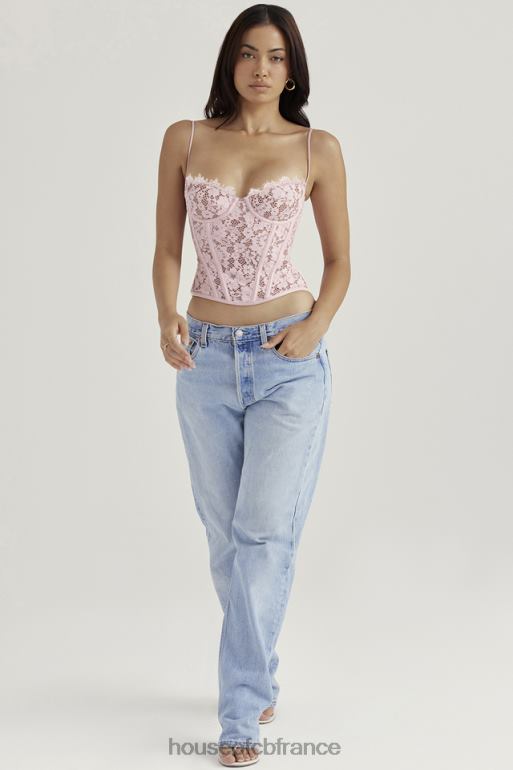 House of CB mila rose corset à armatures en dentelle N888H48 vêtements