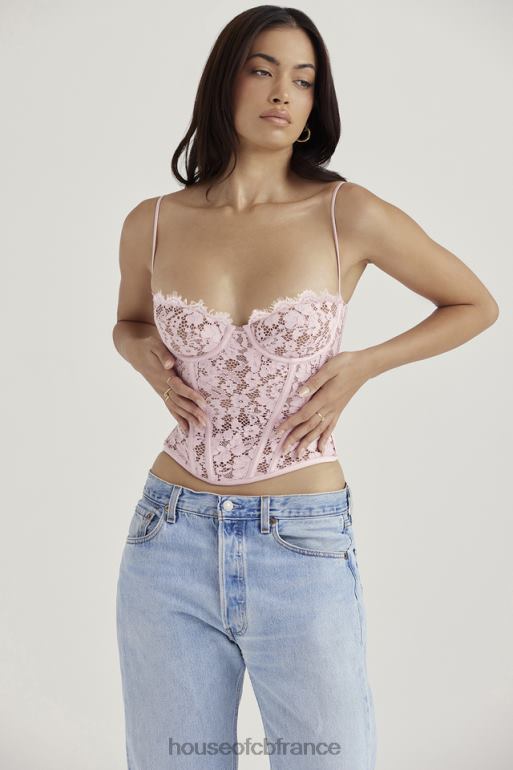 House of CB mila rose corset à armatures en dentelle N888H48 vêtements