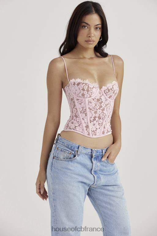 House of CB mila rose corset à armatures en dentelle N888H48 vêtements