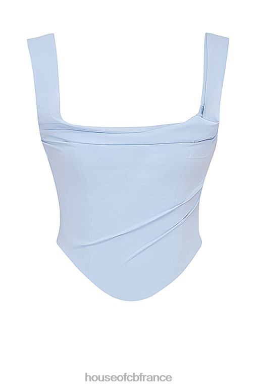 House of CB un corset bleu doux N888H20 vêtements
