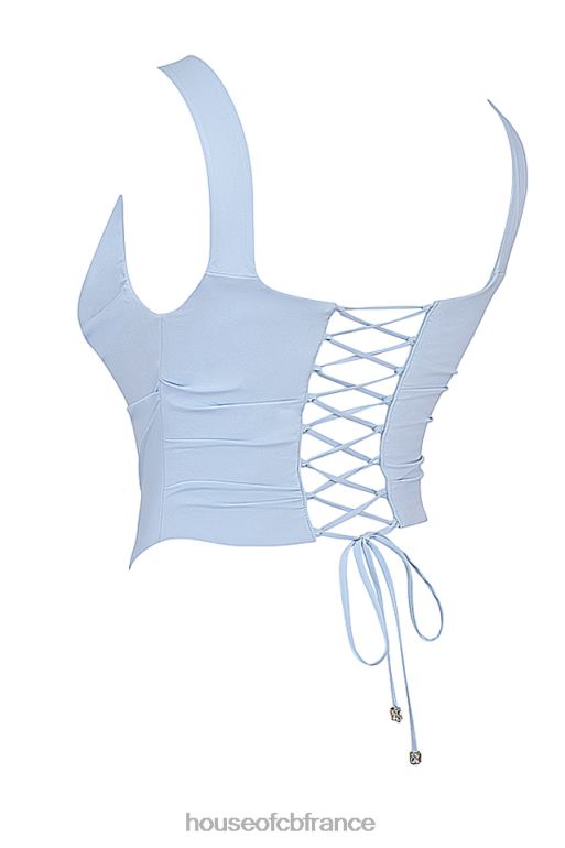 House of CB un corset bleu doux N888H20 vêtements