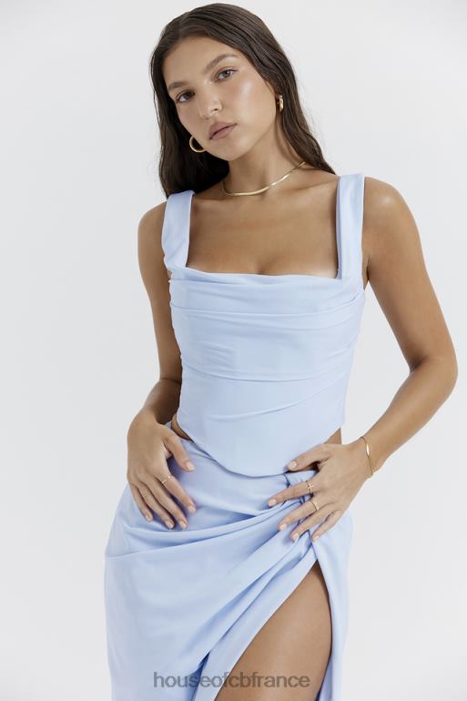 House of CB un corset bleu doux N888H20 vêtements