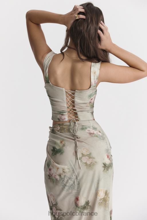 House of CB un corset floral vintage N888H28 vêtements