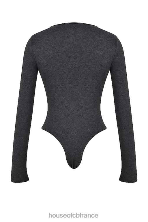 House of CB Marianna - Body loungewear anthracite N888H697 vêtements