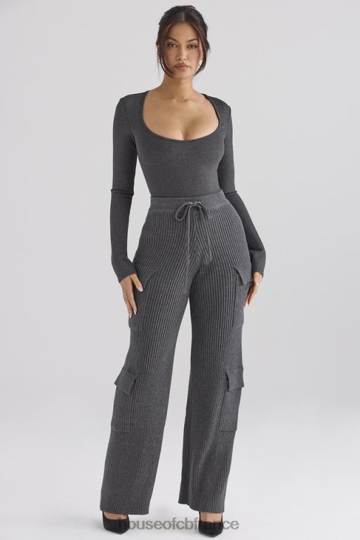 House of CB Marianna - Body loungewear anthracite N888H697 vêtements