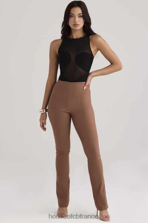House of CB body bandage noir sans manches Chiara N888H718 vêtements