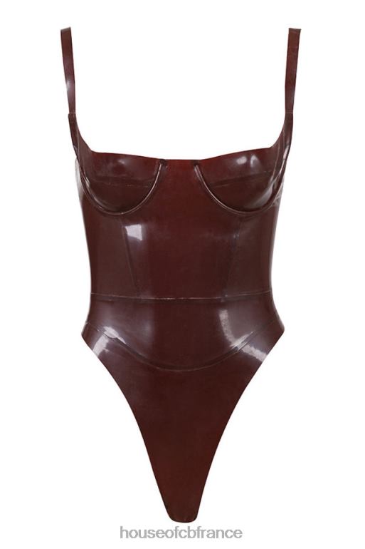 House of CB body bustier en latex tia raisin N888H797 vêtements