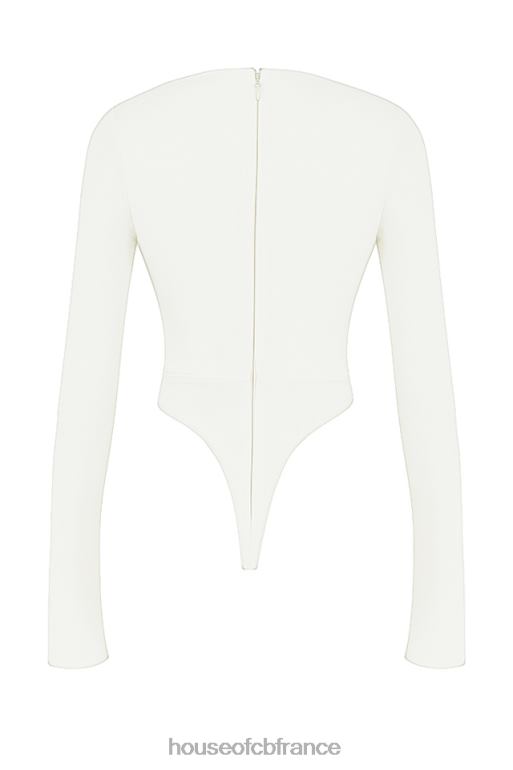 House of CB body à découpes Danica blanc N888H719 vêtements