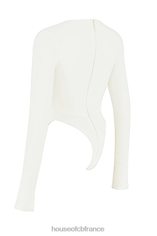 House of CB body à découpes Danica blanc N888H719 vêtements