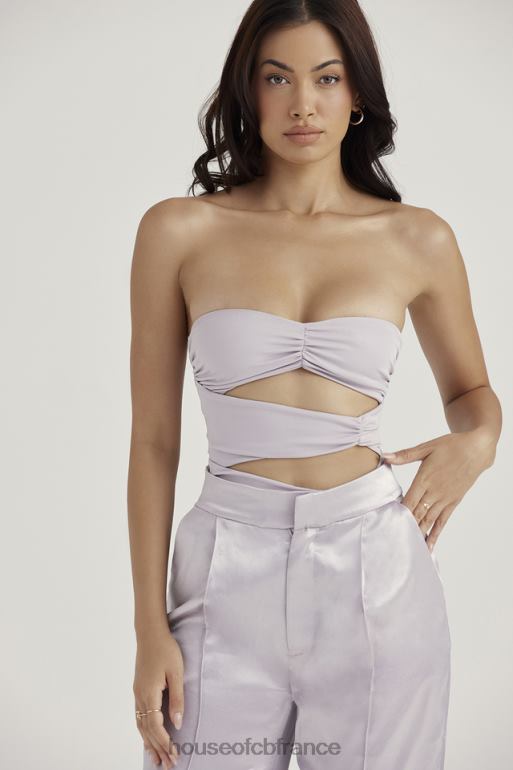 House of CB body gris à fleurs joie N888H713 vêtements