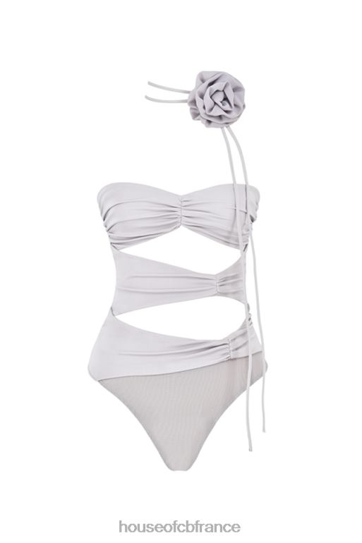House of CB body gris à fleurs joie N888H713 vêtements