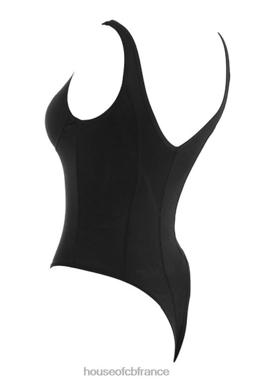 House of CB body imani en jersey doux noir chiné N888H811 vêtements