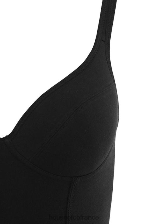 House of CB body imani en jersey doux noir chiné N888H811 vêtements
