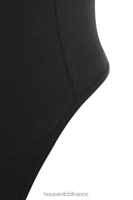 House of CB body imani en jersey doux noir chiné N888H811 vêtements