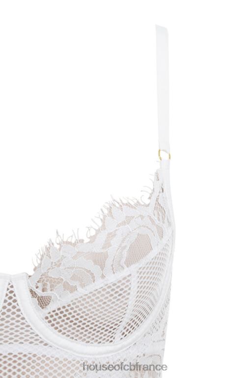 House of CB body nadia en dentelle blanche N888H820 vêtements