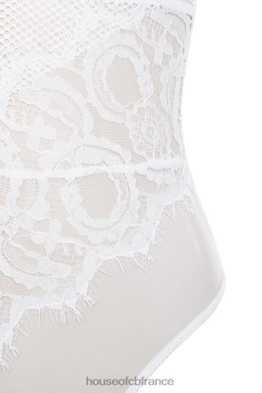 House of CB body nadia en dentelle blanche N888H820 vêtements