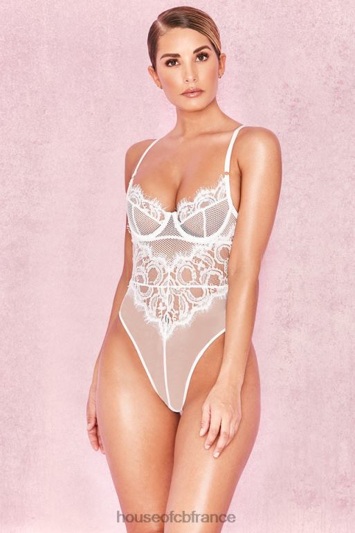 House of CB body nadia en dentelle blanche N888H820 vêtements