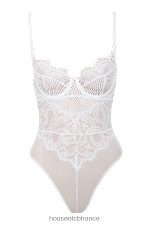 House of CB body nadia en dentelle blanche N888H820 vêtements