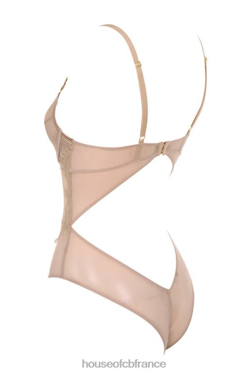 House of CB body nadia en dentelle marron clair N888H816 vêtements