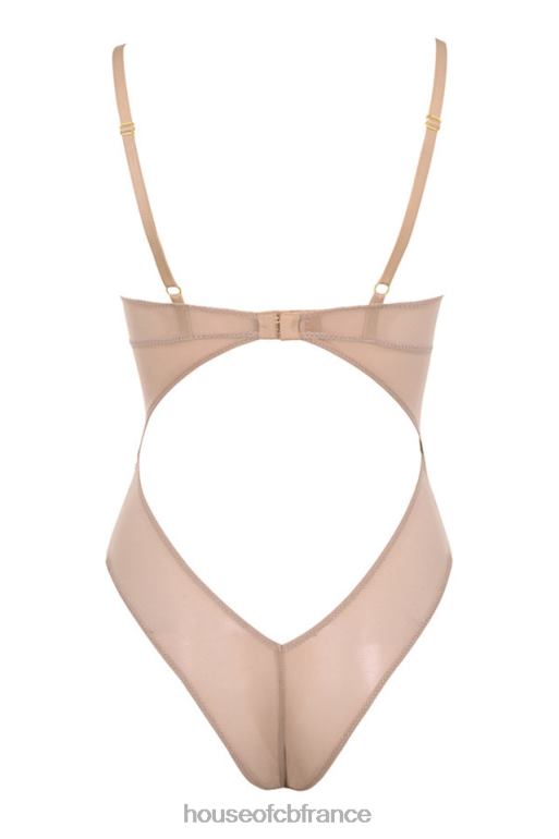 House of CB body nadia en dentelle marron clair N888H816 vêtements