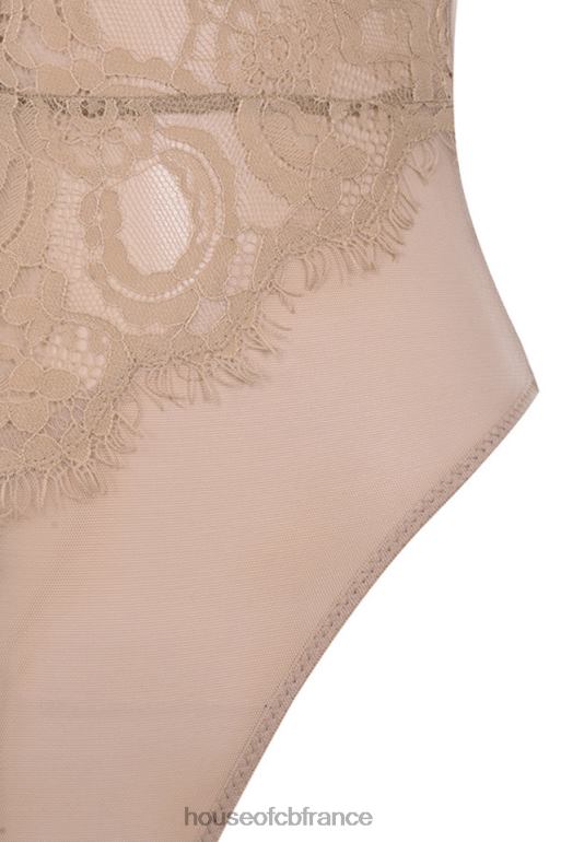 House of CB body nadia en dentelle marron clair N888H816 vêtements