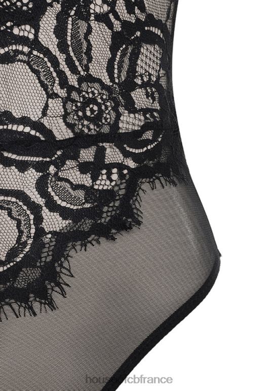 House of CB body nadia en dentelle noire N888H821 vêtements
