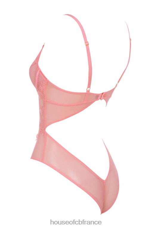 House of CB body nadia en dentelle rose N888H818 vêtements