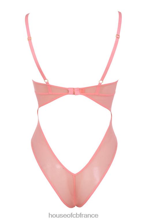 House of CB body nadia en dentelle rose N888H818 vêtements