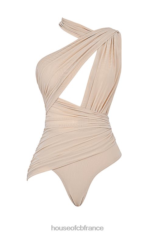House of CB cheyanne body froncé écru N888H665 vêtements