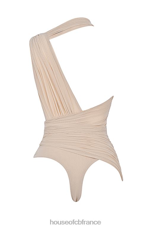 House of CB cheyanne body froncé écru N888H665 vêtements