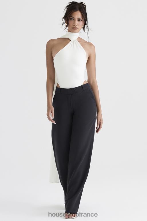 House of CB farrah - body cache-cœur en satin ivoire N888H710 vêtements
