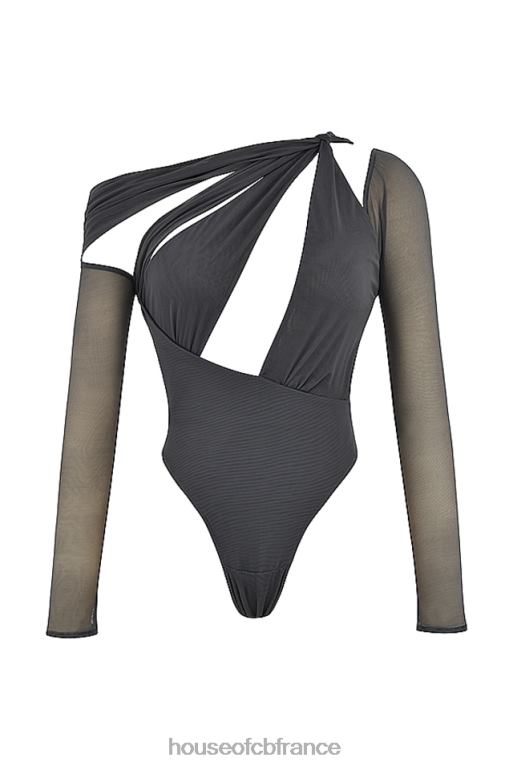 House of CB lilah shadow - body asymétrique à découpes N888H720 vêtements