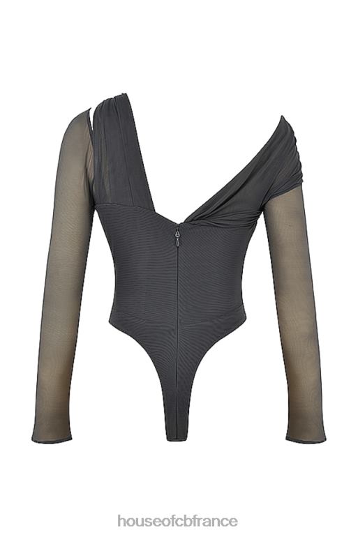 House of CB lilah shadow - body asymétrique à découpes N888H720 vêtements