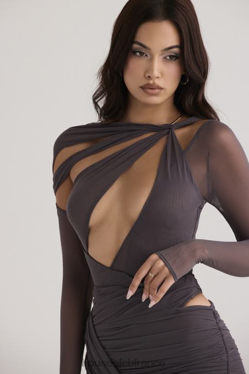 House of CB lilah shadow - body asymétrique à découpes N888H720 vêtements