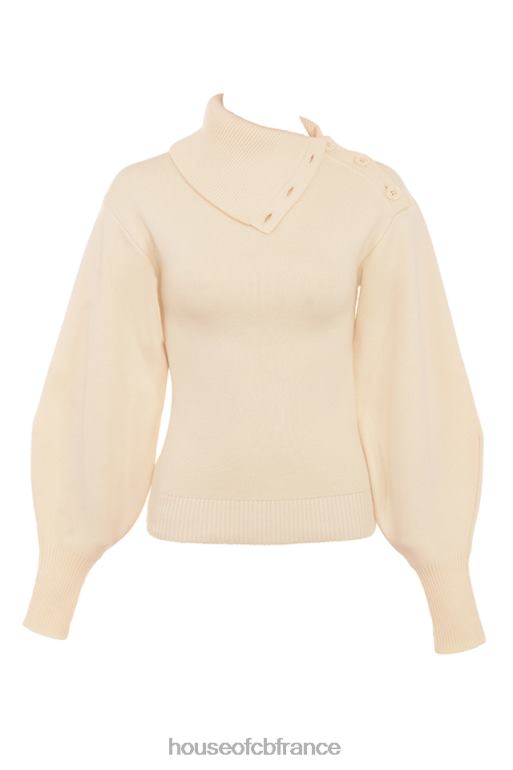 House of CB pull en cachemire mélangé crème adelita N888H655 vêtements