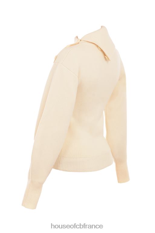 House of CB pull en cachemire mélangé crème adelita N888H655 vêtements