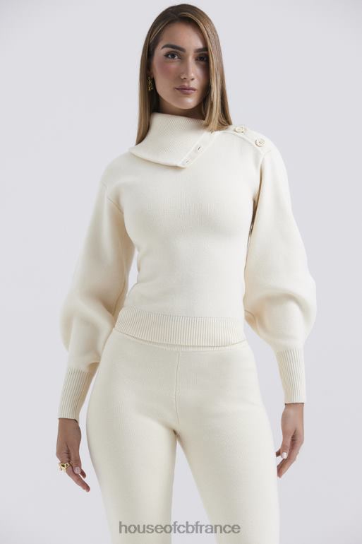 House of CB pull en cachemire mélangé crème adelita N888H655 vêtements