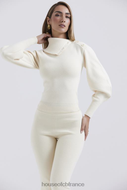 House of CB pull en cachemire mélangé crème adelita N888H655 vêtements