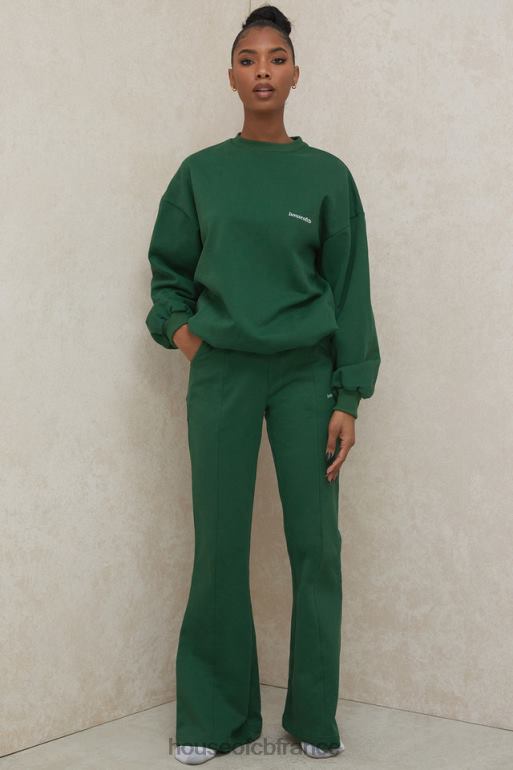 House of CB sweat-shirt oversize à col rond Tommy Green N888H798 vêtements