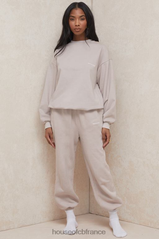House of CB sweat-shirt oversize à col rond Tommy Stone N888H802 vêtements