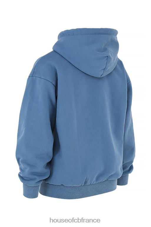 House of CB Sweat à capuche zippé Storm Azure N888H769 vêtements