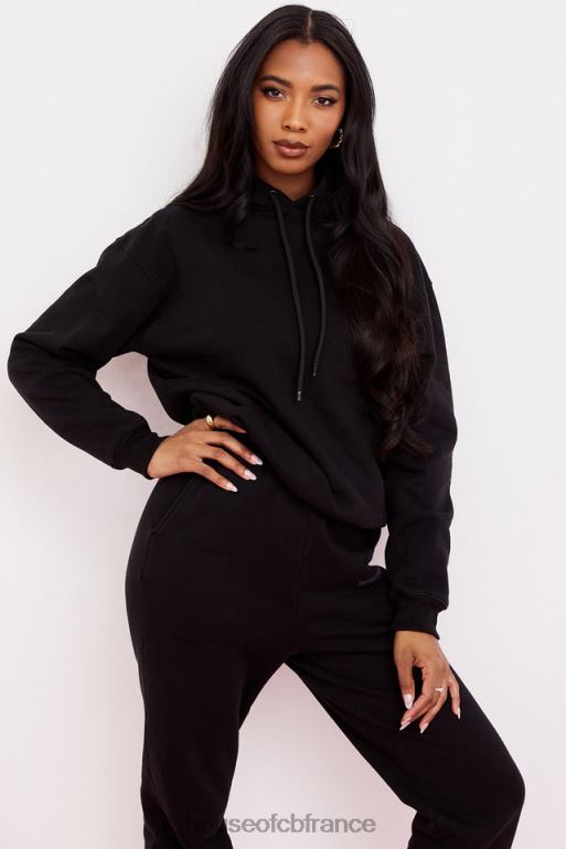 House of CB sweat à capuche oversize à encre halo N888H765 vêtements