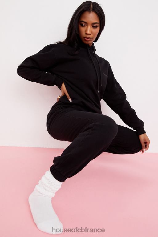 House of CB sweat à capuche oversize à encre halo N888H765 vêtements
