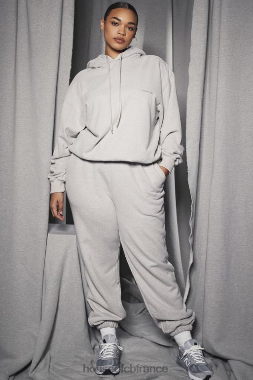 House of CB sweat à capuche oversize gris clair halo N888H725 vêtements