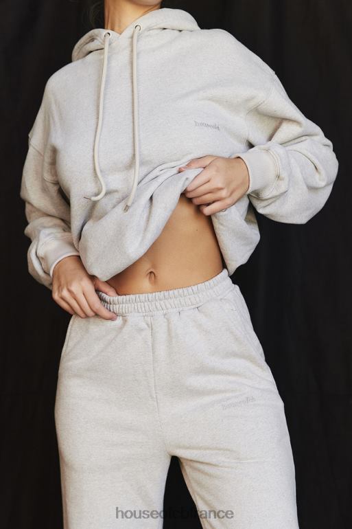 House of CB sweat à capuche oversize gris clair halo N888H725 vêtements