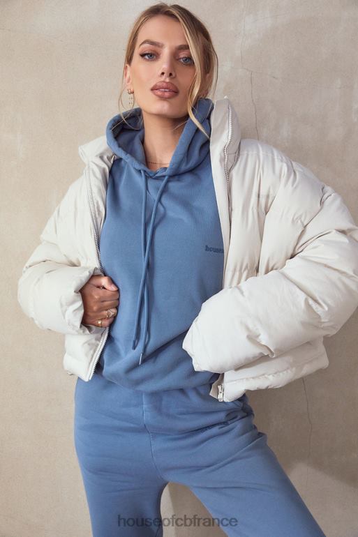 House of CB sweat à capuche oversize halo azur N888H764 vêtements