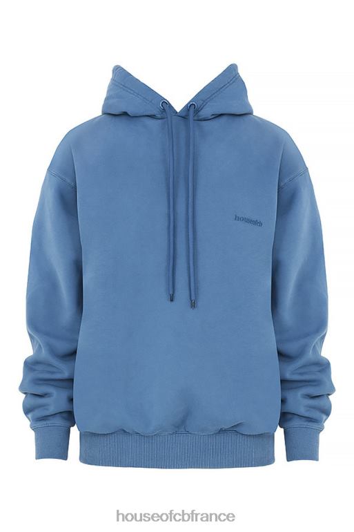 House of CB sweat à capuche oversize halo azur N888H764 vêtements
