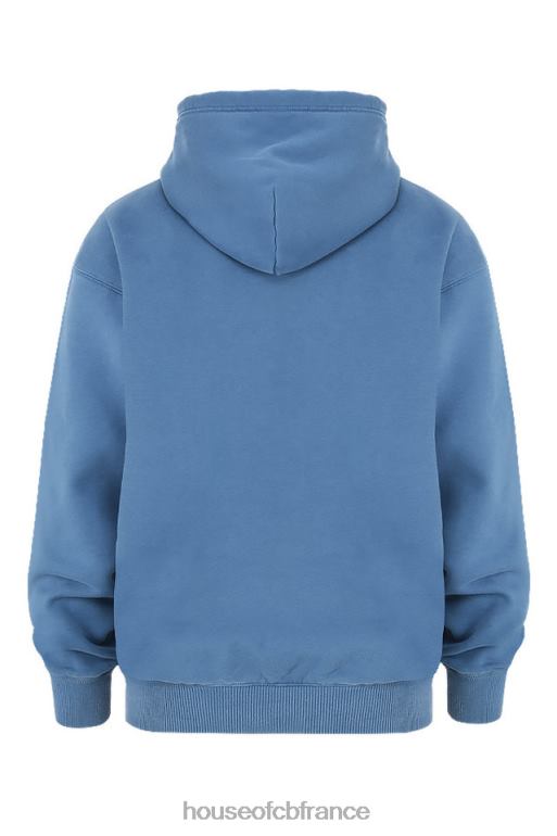 House of CB sweat à capuche oversize halo azur N888H764 vêtements