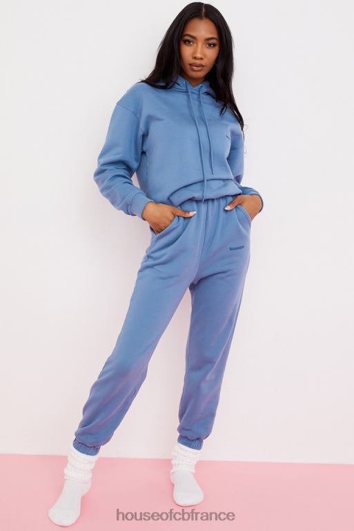 House of CB sweat à capuche oversize halo azur N888H764 vêtements